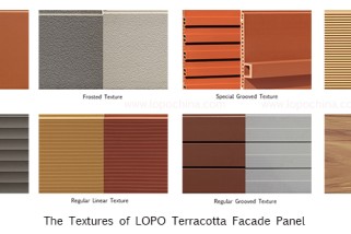 Textures of LOPO Terracotta Facade Panel