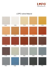 LOPO Standard Color for Terracotta Facade Panel