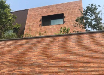 Long Brick Facade of Korea Historical Site