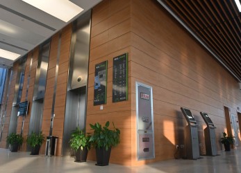 Woodgrain Digital Inkjet Panel --- Nanjing Forestry University Library (2)