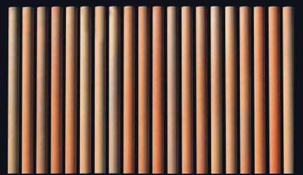 kiln-transmutation terracotta rod