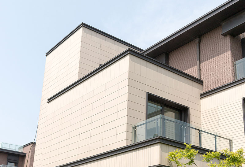 White color terracotta panel