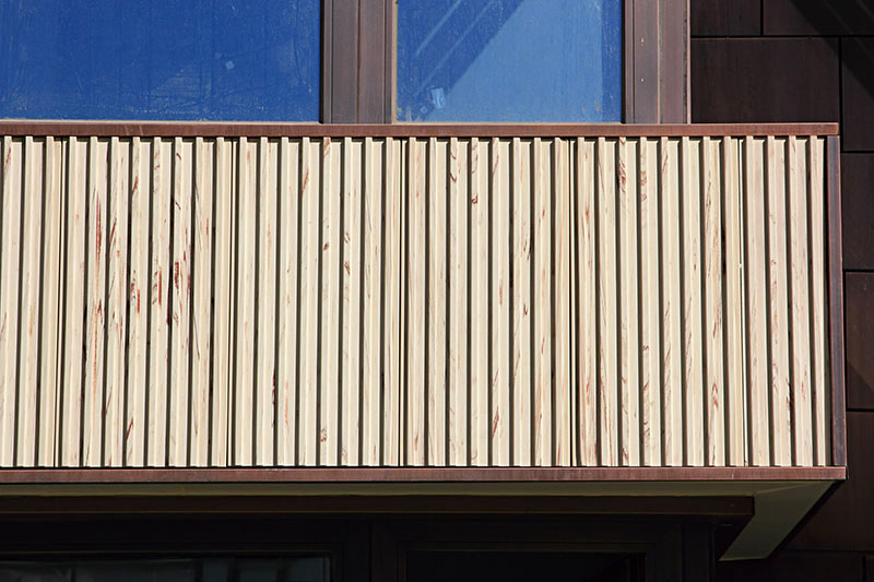 grainy texture facade panel