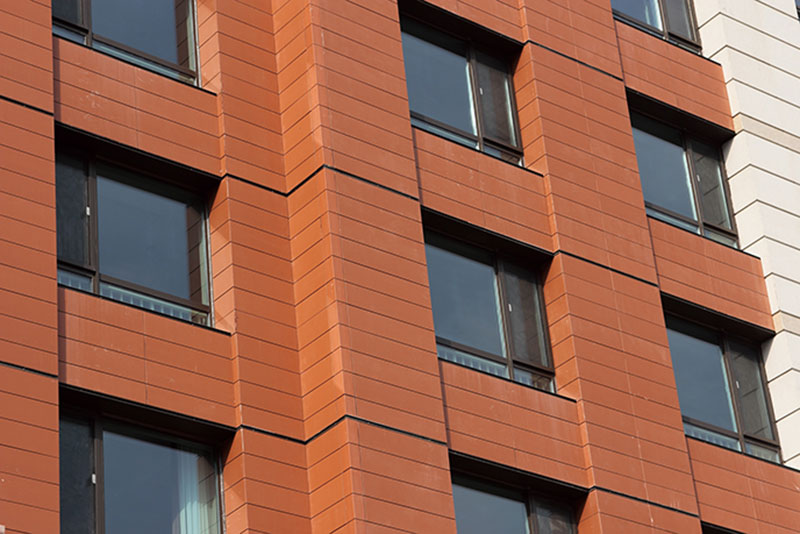 red terracotta tile