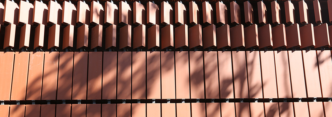 Terracotta Baguettes & fins | Terracotta Louvers Sunshade System