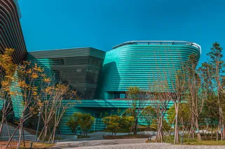 Song Porcelain Museum Stunning In Crackle Celadon-Glazed Terracotta Facade