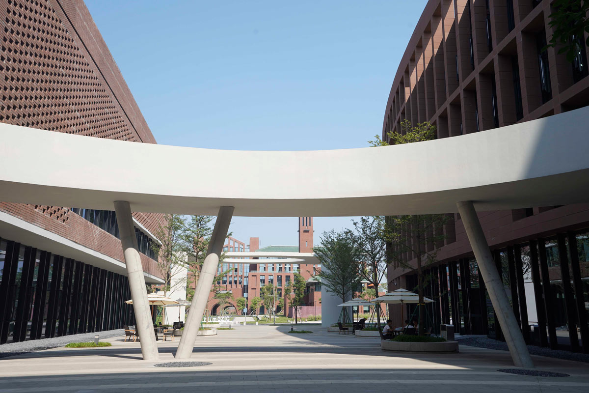 Staggered brick of teaching buildings.jpg