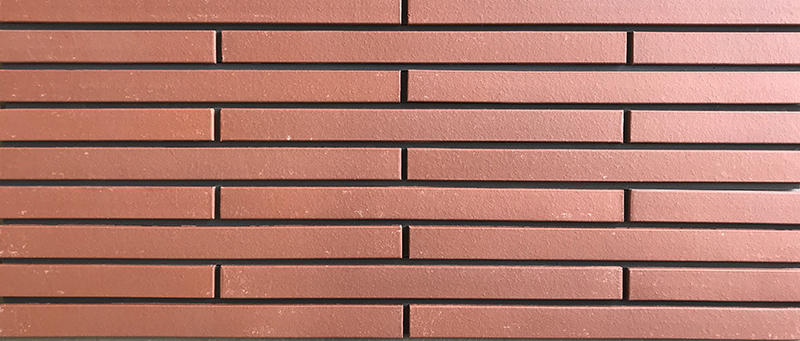 red long shaped brick (natural surface)