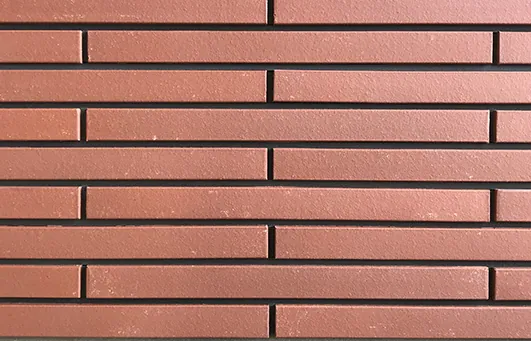 red long shaped brick (natural surface)