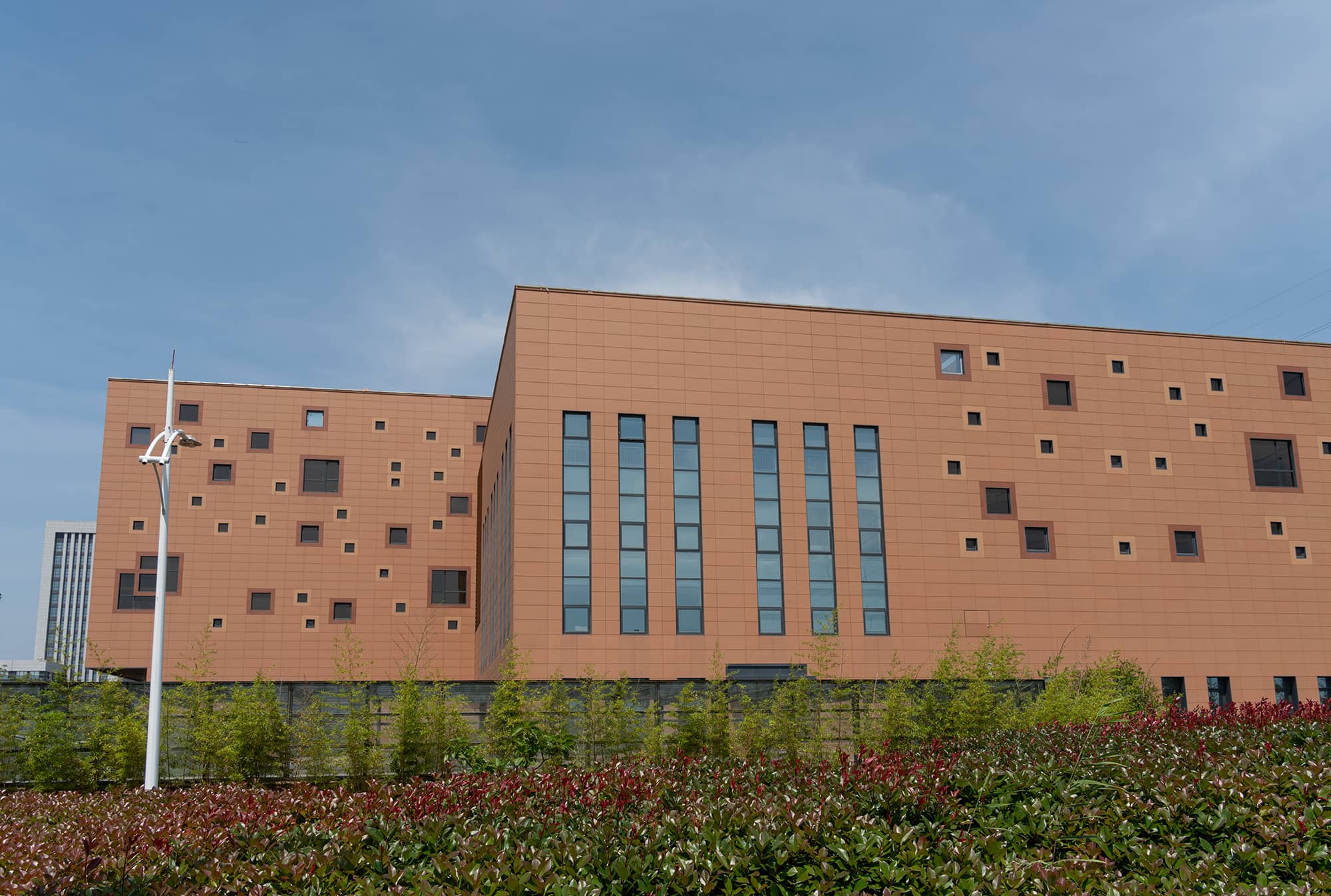 Yellow Terracotta wall of Weihai Archieves.jpg