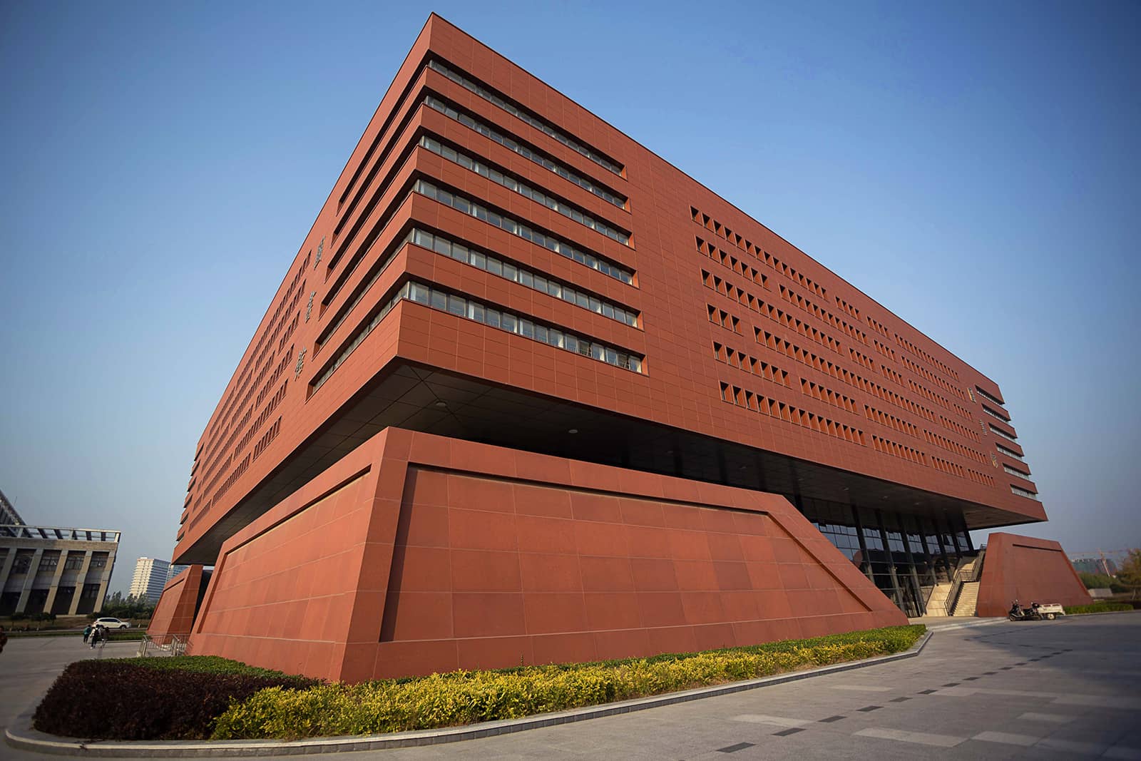 Terracotta Texture of Huludao Campus Library.jpg