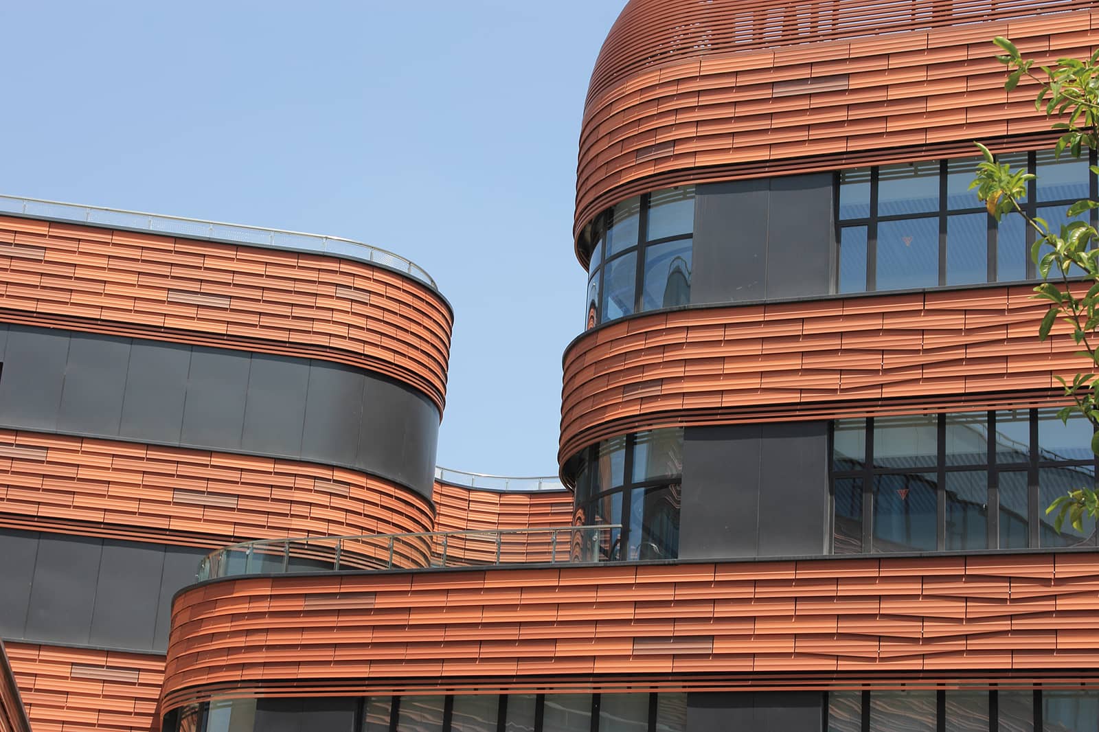 A softly curved façade effect of the hospital.jpg