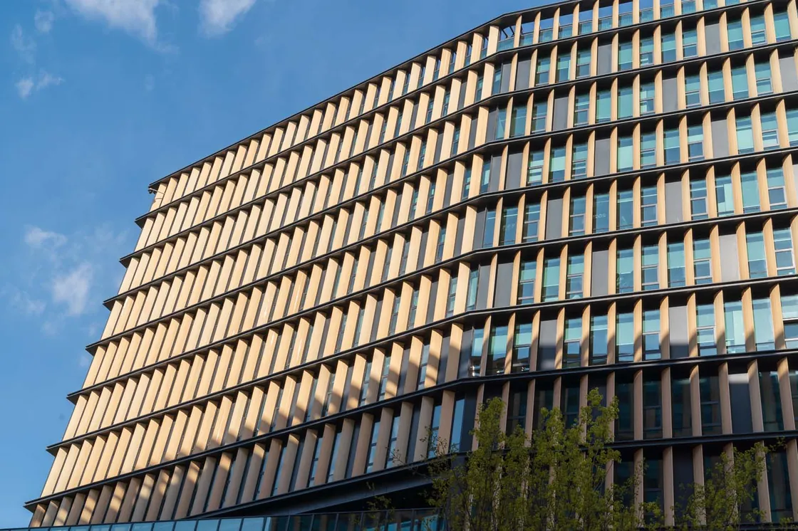 Decorative fins on the project facade.jpg