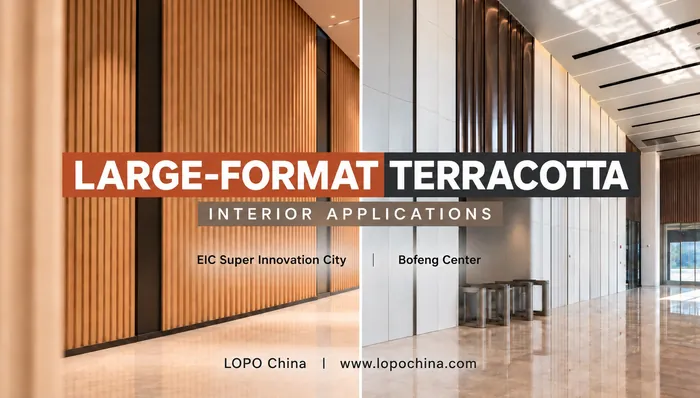 Large-Format Terracotta Panels for Interior Spaces: Manufacturing Limits, Surface Design and Built Projects
